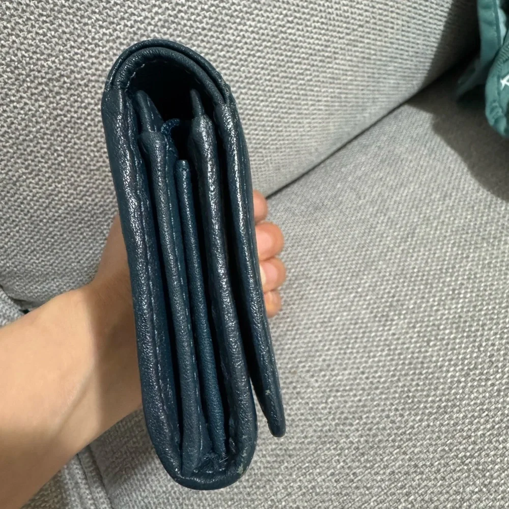 Coach Poppy Dark Teal Wallet - Picture 14 of 16